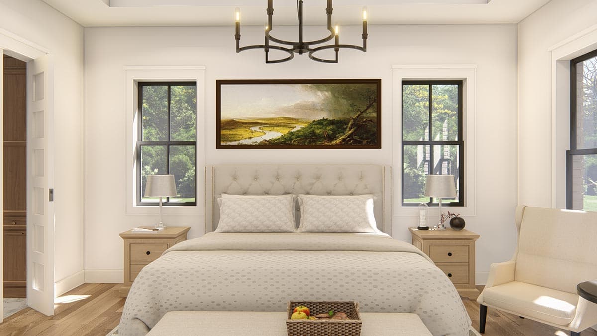 Plan 25428TF: Expanded One-Level New American Craftsman House Plan with Home Office and Game Room - Image #29 - Craftsman, Modern Farmhouse, New American