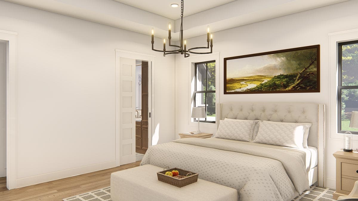 Plan 25428TF: Expanded One-Level New American Craftsman House Plan with Home Office and Game Room - Image #30 - Craftsman, Modern Farmhouse, New American