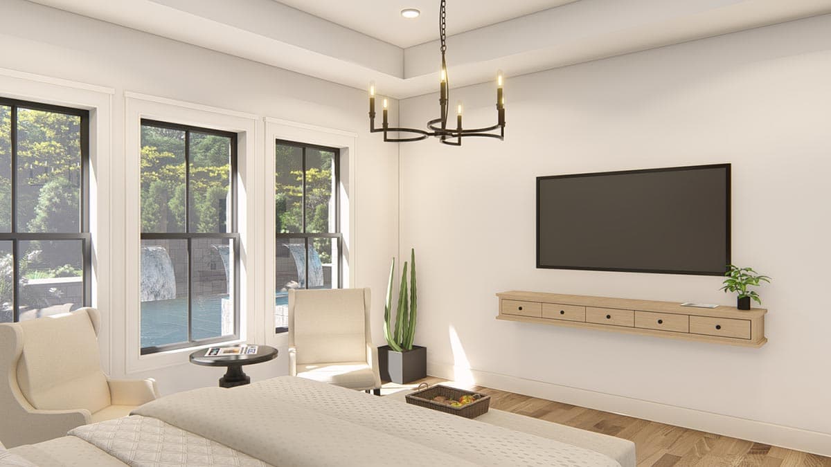 Plan 25428TF: Expanded One-Level New American Craftsman House Plan with Home Office and Game Room - Image #32 - Craftsman, Modern Farmhouse, New American