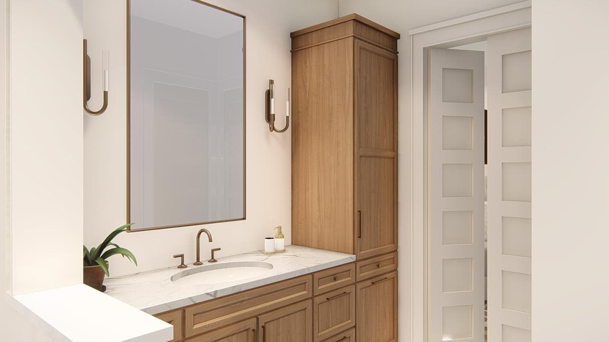 Plan 25428TF: Expanded One-Level New American Craftsman House Plan with Home Office and Game Room - Image #36 - Craftsman, Modern Farmhouse, New American