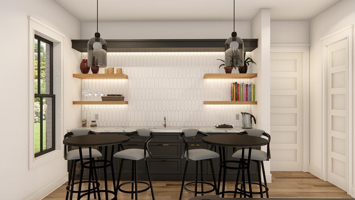 Plan 25428TF: Expanded One-Level New American Craftsman House Plan with Home Office and Game Room - Image #40 - Craftsman, Modern Farmhouse, New American