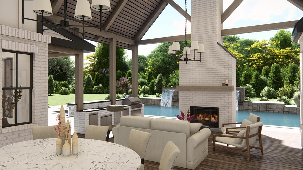 Plan 25428TF: Expanded One-Level New American Craftsman House Plan with Home Office and Game Room - Image #44 - Craftsman, Modern Farmhouse, New American