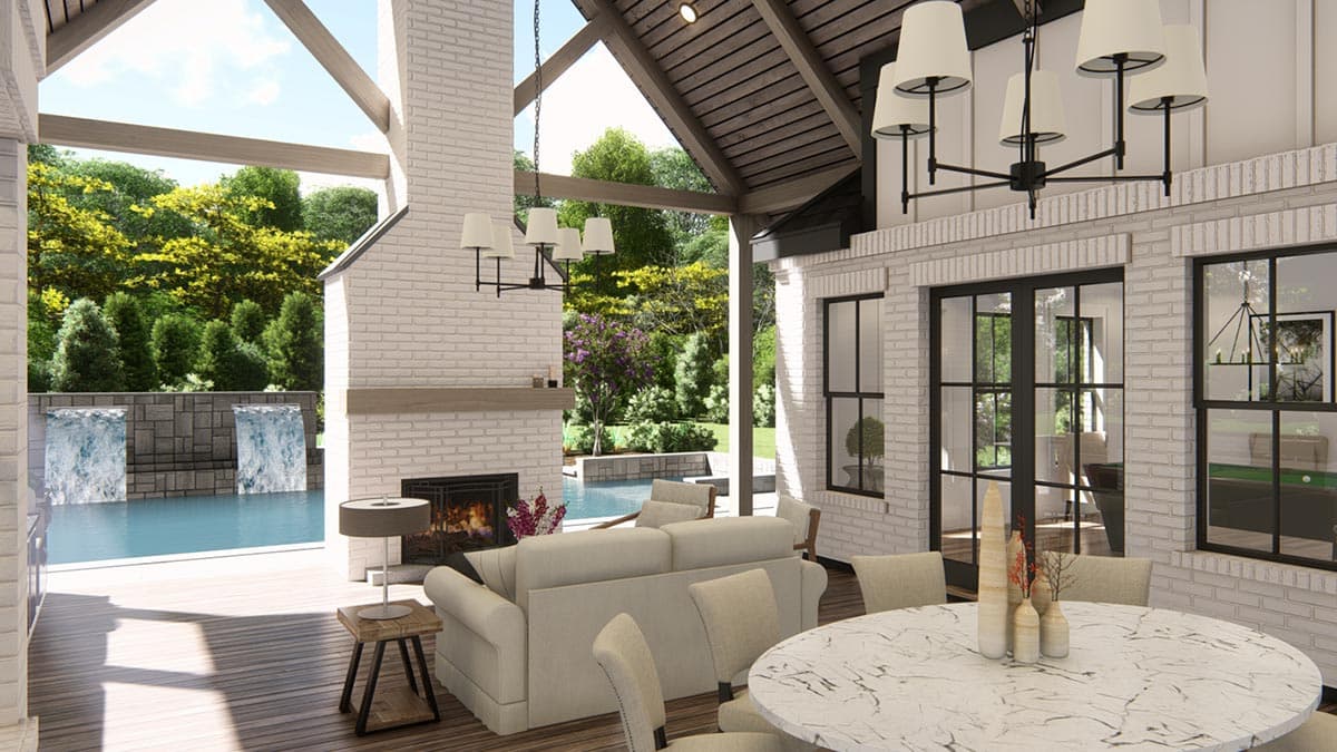 Plan 25428TF: Expanded One-Level New American Craftsman House Plan with Home Office and Game Room - Image #45 - Craftsman, Modern Farmhouse, New American