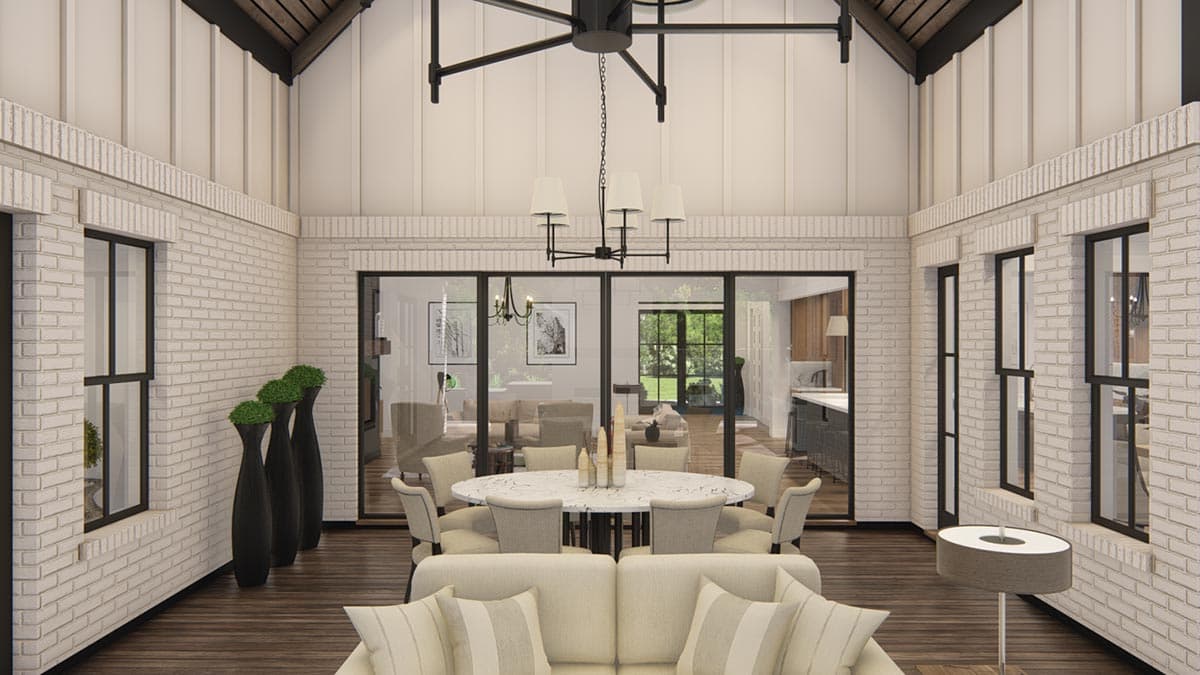 Plan 25428TF: Expanded One-Level New American Craftsman House Plan with Home Office and Game Room - Image #47 - Craftsman, Modern Farmhouse, New American