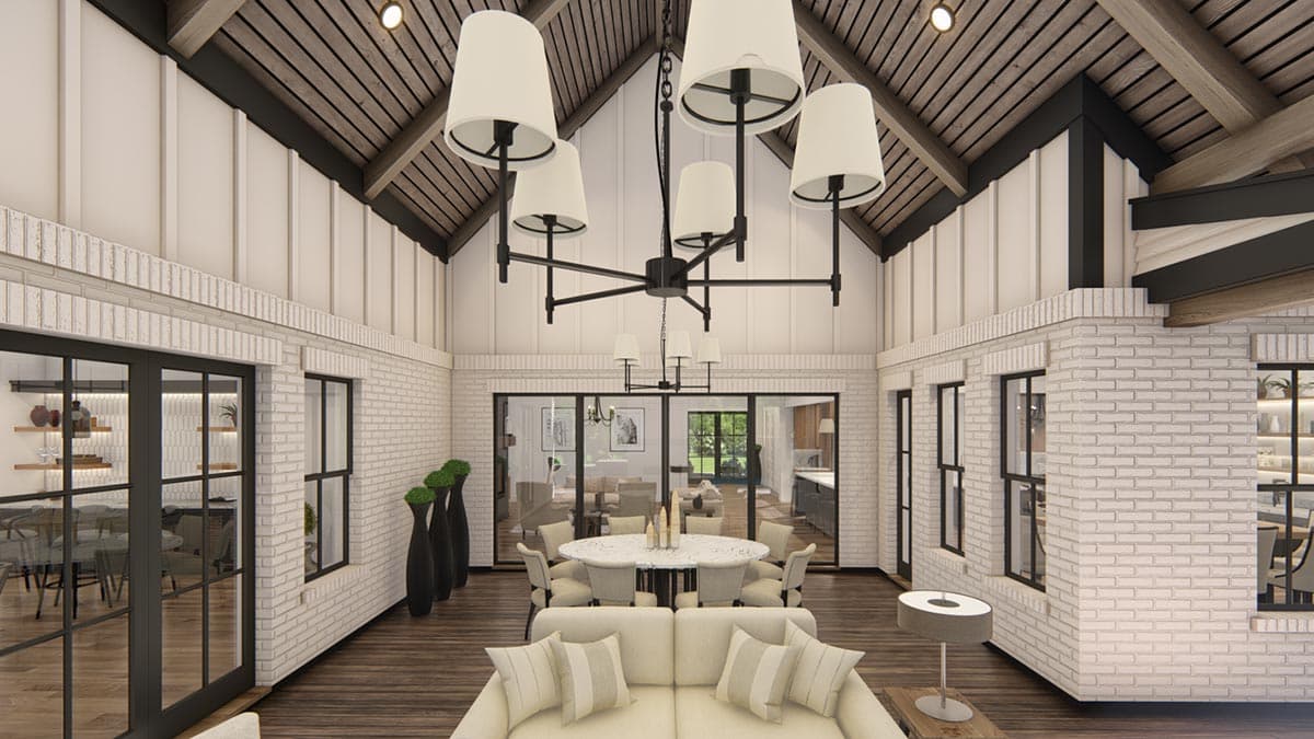 Plan 25428TF: Expanded One-Level New American Craftsman House Plan with Home Office and Game Room - Image #48 - Craftsman, Modern Farmhouse, New American