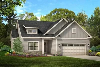 2-Bed New American Craftsman Home Plan Under 1400 Square Feet