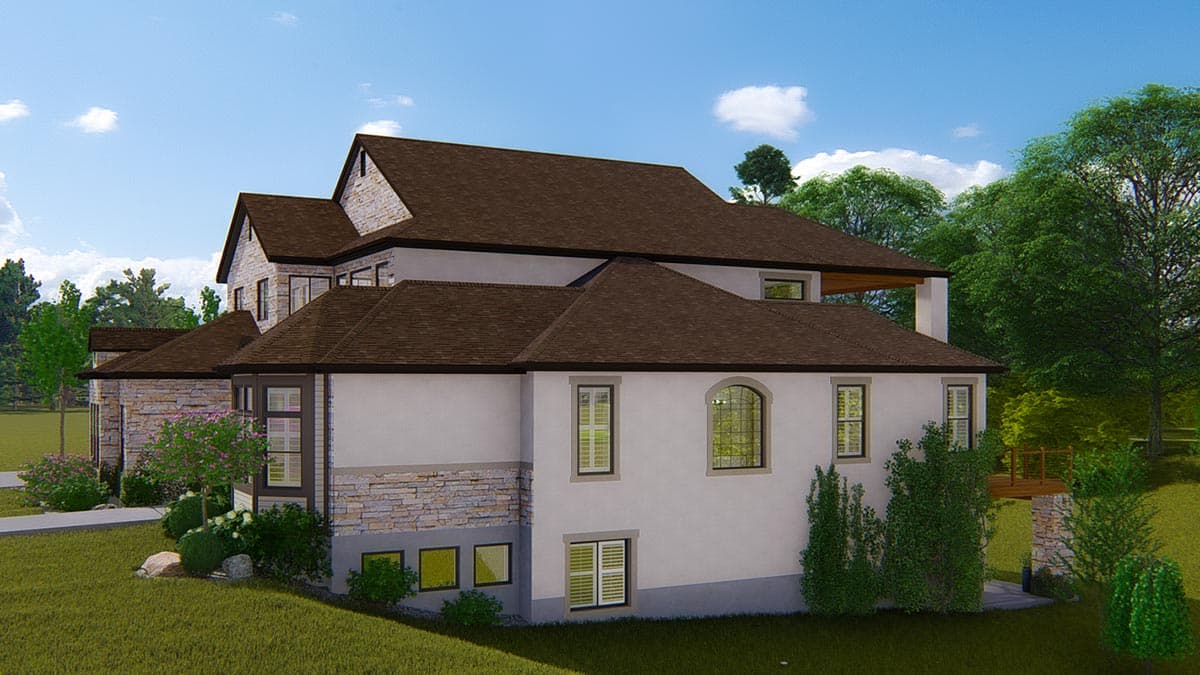 Plan 61396UT: Traditional 2-Story House Plan with Optional Basement Apartment - Image #12 - Country, Craftsman, New American, Rustic, Traditional