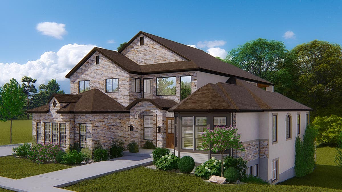 Plan 61396UT: Traditional 2-Story House Plan with Optional Basement Apartment - Image #13 - Country, Craftsman, New American, Rustic, Traditional