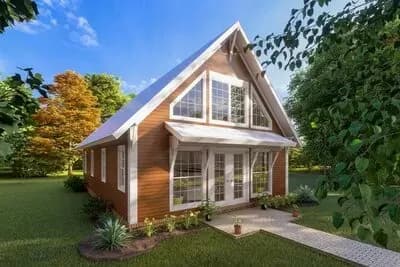 1050 Square Feet 2 Bedroom 2 Story Country Cabin