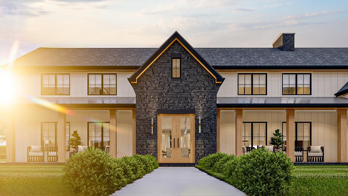 Plan 623158DJ: 4 Bed Barndominium-Style House Plan Just Over 3000 Square Feet - Image #6 - Barndominium, Country, Transitional