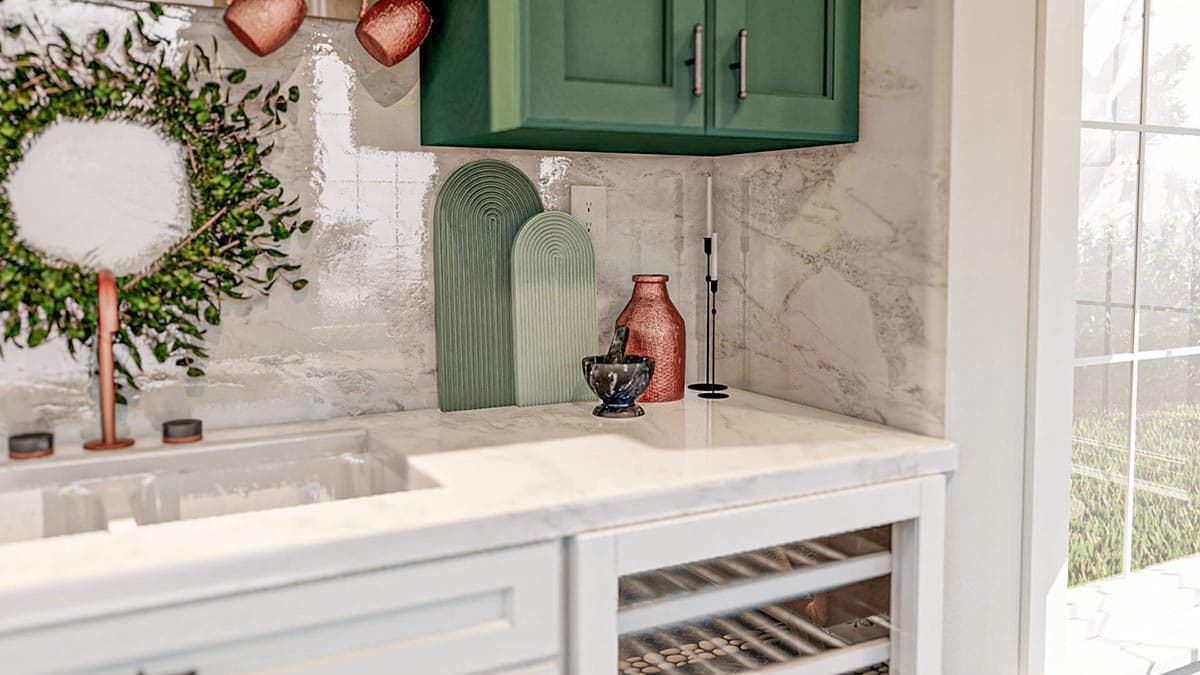 Plan 623159DJ: Backyard Office or Pool House Plan with Cottage Styling - Image #10 - Cottage, Country