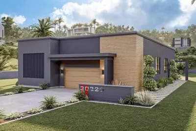 3000 Square Foot 6-Car Modern Garage with 1000 Square Feet of Finished Space