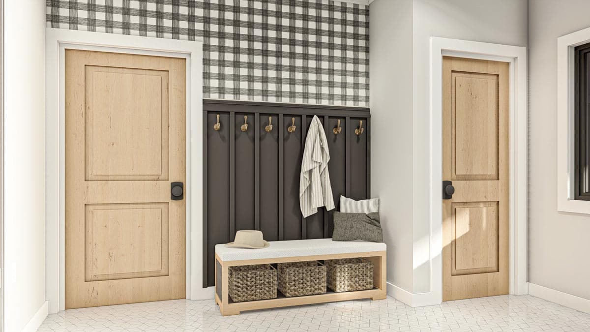 Plan 623163DJ: Barndominium-Style Carriage House Plan with 2-Bedrooms - 1275 Sq Ft - Image #8 - Barndominium, Carriage, Country, Craftsman, New American