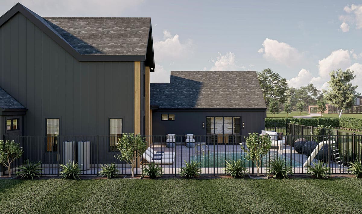 Plan 623164DJ: Modern Scandinavian House Plan with 4 Beds and 2-Story Great Room - 3300 Sq Ft - Image #10 - Contemporary, Mountain, New American, Scandinavian, Transitional