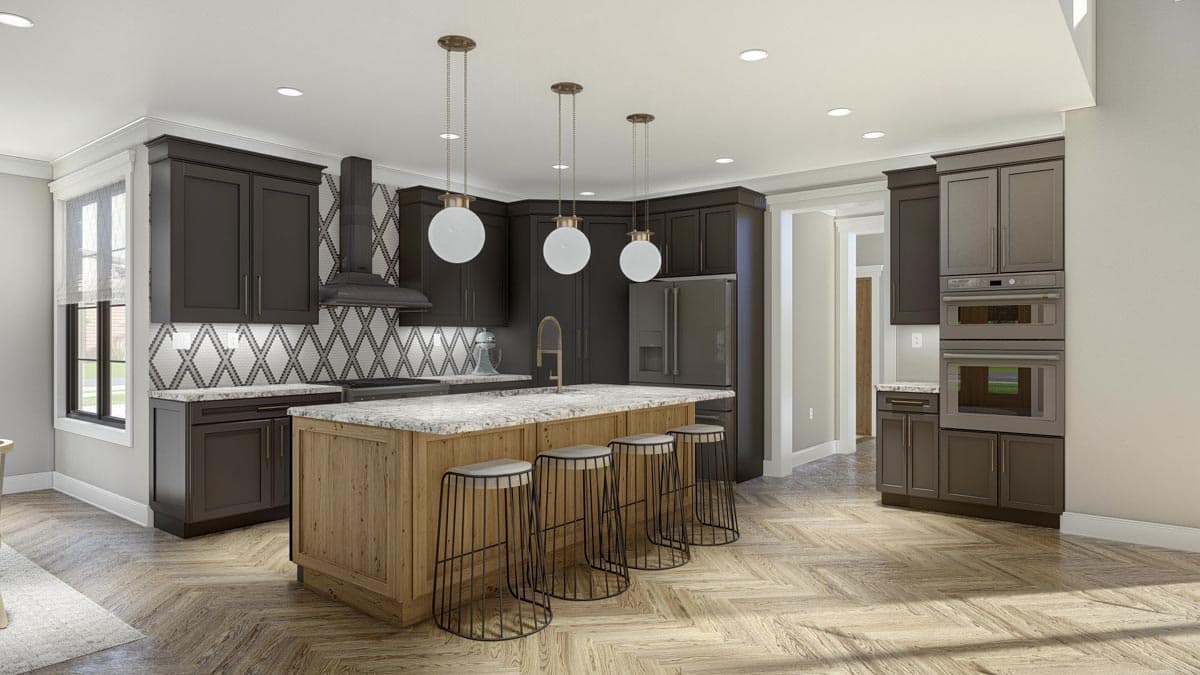 Plan 623164DJ: Modern Scandinavian House Plan with 4 Beds and 2-Story Great Room - 3300 Sq Ft - Image #18 - Contemporary, Mountain, New American, Scandinavian, Transitional