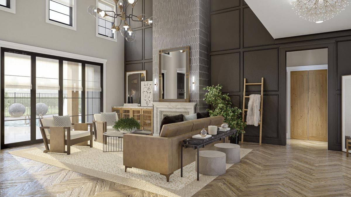 Plan 623164DJ: Modern Scandinavian House Plan with 4 Beds and 2-Story Great Room - 3300 Sq Ft - Image #21 - Contemporary, Mountain, New American, Scandinavian, Transitional