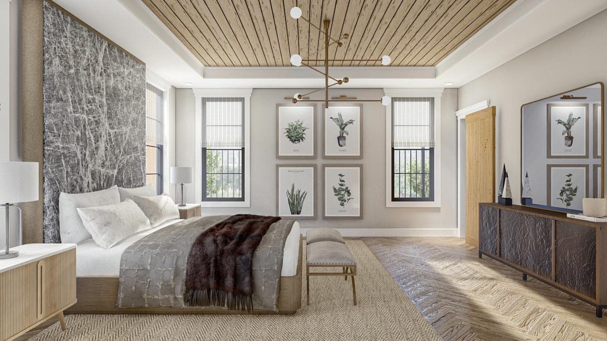 Plan 623164DJ: Modern Scandinavian House Plan with 4 Beds and 2-Story Great Room - 3300 Sq Ft - Image #22 - Contemporary, Mountain, New American, Scandinavian, Transitional