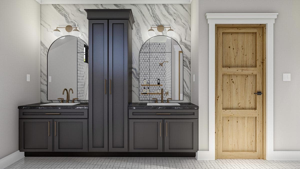 Plan 623164DJ: Modern Scandinavian House Plan with 4 Beds and 2-Story Great Room - 3300 Sq Ft - Image #25 - Contemporary, Mountain, New American, Scandinavian, Transitional