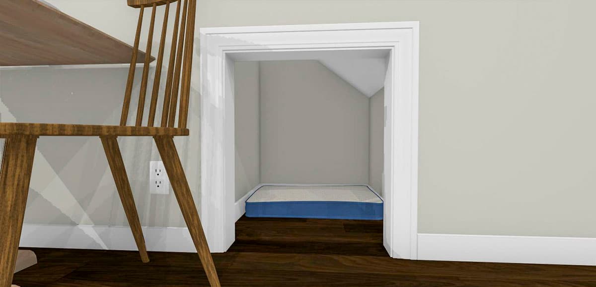 Plan 430831SNG: 1000 Square Foot 2-Bed Farmhouse Cottage with 6'-Deep Front Porch - Image #7 - Cottage, Country, Farmhouse, Modern Farmhouse, New American