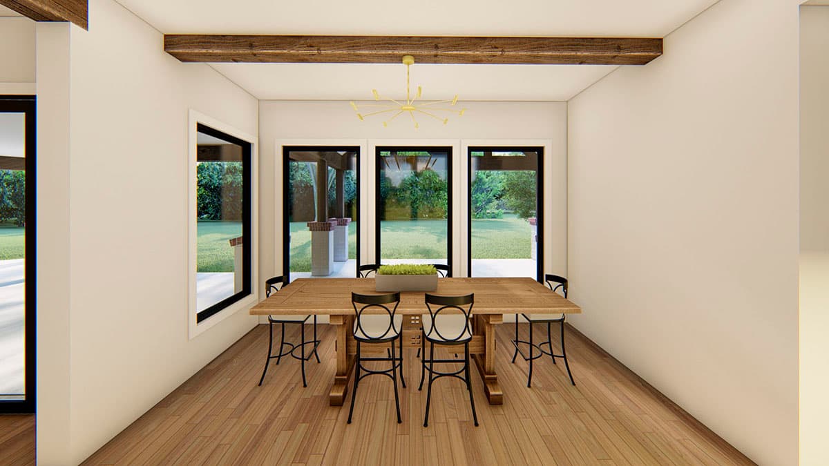 Plan 915056CHP: Exclusive Hill Country House Plan with Large Rear Porch and Bonus Room - 2522 Sq Ft - Image #7 - Country, Craftsman, Hill Country, Modern Farmhouse, Mountain, New American, Ranch, Transitional