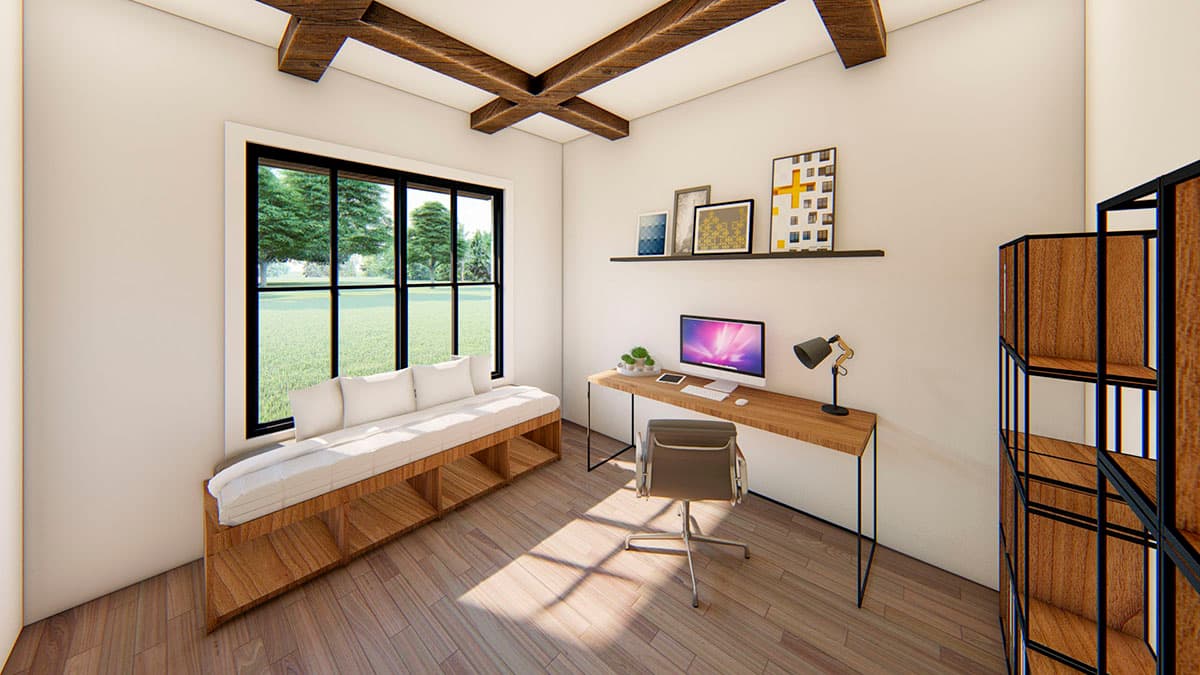 Plan 915056CHP: Exclusive Hill Country House Plan with Large Rear Porch and Bonus Room - 2522 Sq Ft - Image #12 - Country, Craftsman, Hill Country, Modern Farmhouse, Mountain, New American, Ranch, Transitional