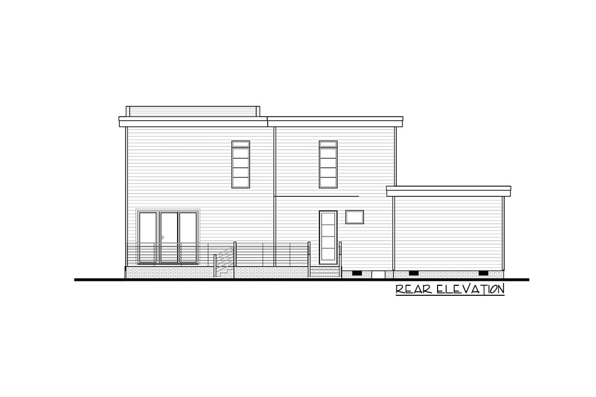 Plan 83626CRW: Modern Home Plan with over 3,700 Square Feet of Living Space - Image #4 - Contemporary, Mid Century Modern, Modern, Northwest, Prairie