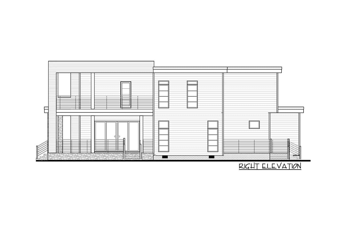 Plan 83626CRW: Modern Home Plan with over 3,700 Square Feet of Living Space - Image #5 - Contemporary, Mid Century Modern, Modern, Northwest, Prairie