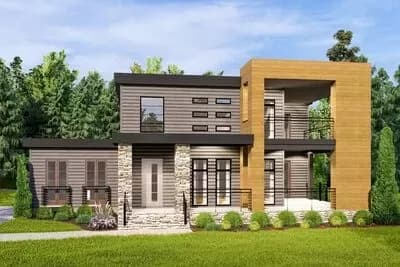 Modern Home Plan with over 3,700 Square Feet of Living Space