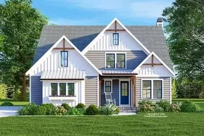 2400 Square Foot New American Cottage with Flex Room Loft or Bedroom
