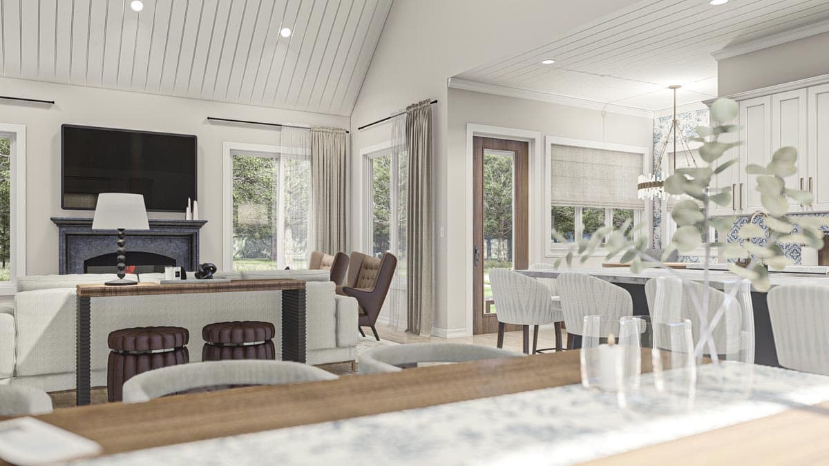 Plan 623165DJ: 3 Bedroom Traditional Country House Plan with Cathedral Ceiling in Great Room - Image #14 - Country, Craftsman, New American, Ranch, Traditional