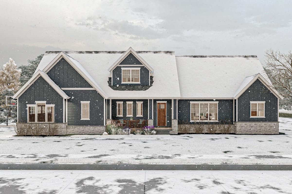 Plan 623165DJ: 3 Bedroom Traditional Country House Plan with Cathedral Ceiling in Great Room - Image #18 - Country, Craftsman, New American, Ranch, Traditional
