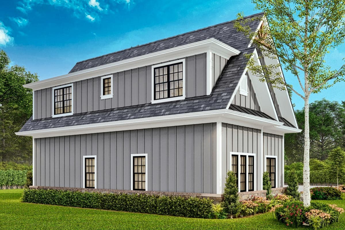 Plan 25791GE: 3-Car Garage with 800 Square Foot Apartment Above - Image #12 - Carriage, Country, Craftsman, Modern Farmhouse, New American, Rustic, Traditional
