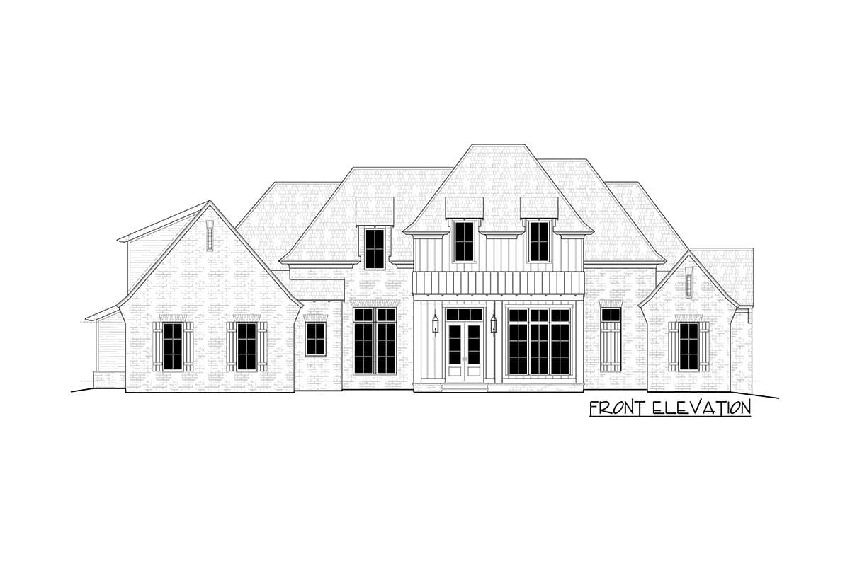 Plan 510233WDY: 2-Story Acadian Home Plan with Keeping Room and Study ...