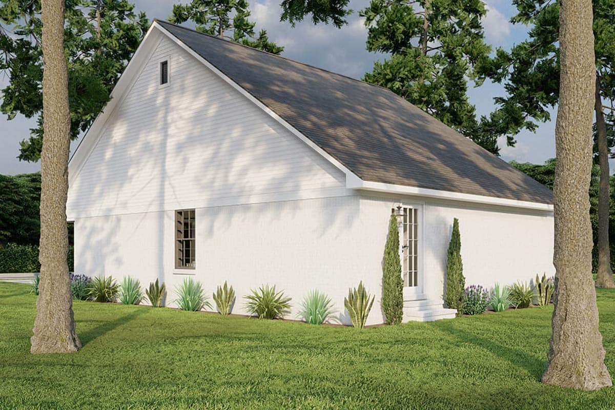 Plan 70831MK: 3-Bed 1250 Square Foot Cottage Home Plan - Image #7 - Cottage, Country, Traditional, Vacation