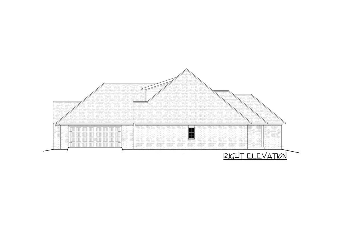 Plan 510238WDY: 3-Bed Contemporary Southern House Plan Under 2000 Square Feet - Image #5 - Acadian, Louisiana-Style, New American, Southern, Southern Traditional