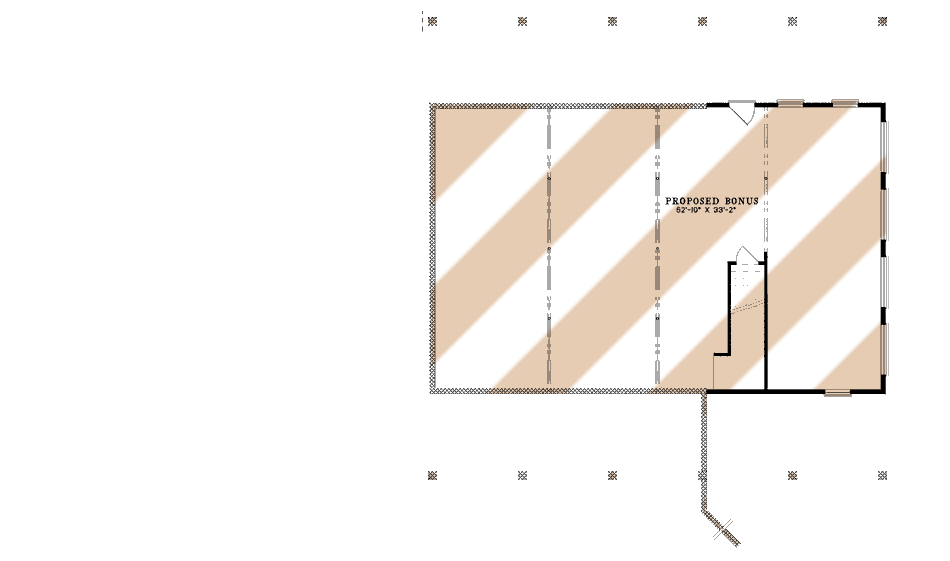 Plan 70833MK: 2700 Square Foot Rustic Country House Plan with Bonus Apartment Above Garage - Floor Plan - Lower Level Bonus - Country, Craftsman, Mountain, Rustic