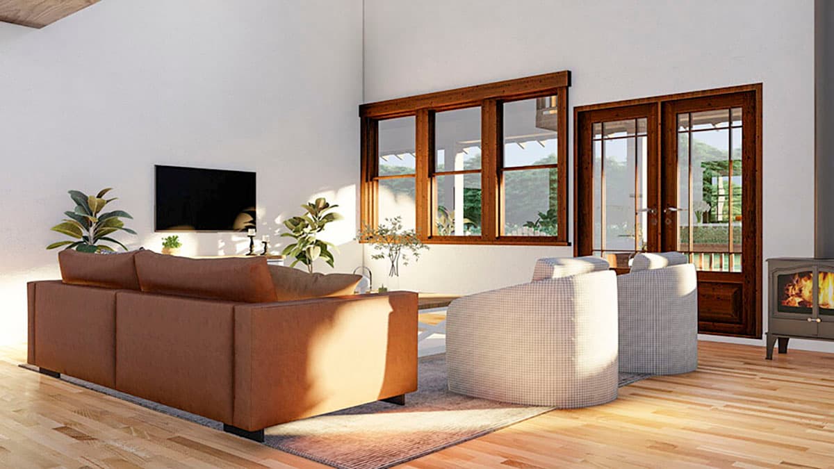 Plan 70833MK: 2700 Square Foot Rustic Country House Plan with Bonus Apartment Above Garage - Image #10 - Country, Craftsman, Mountain, Rustic