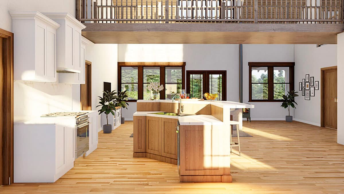 Plan 70833MK: 2700 Square Foot Rustic Country House Plan with Bonus Apartment Above Garage - Image #11 - Country, Craftsman, Mountain, Rustic