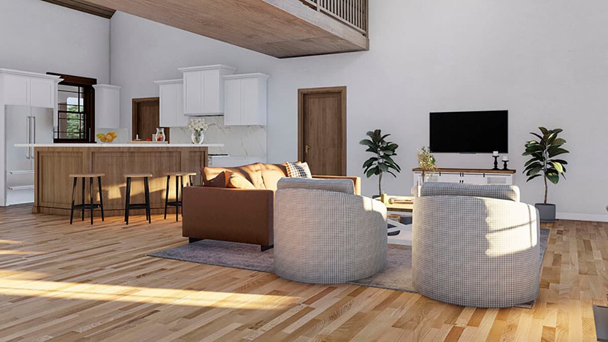 Plan 70833MK: 2700 Square Foot Rustic Country House Plan with Bonus Apartment Above Garage - Image #14 - Country, Craftsman, Mountain, Rustic