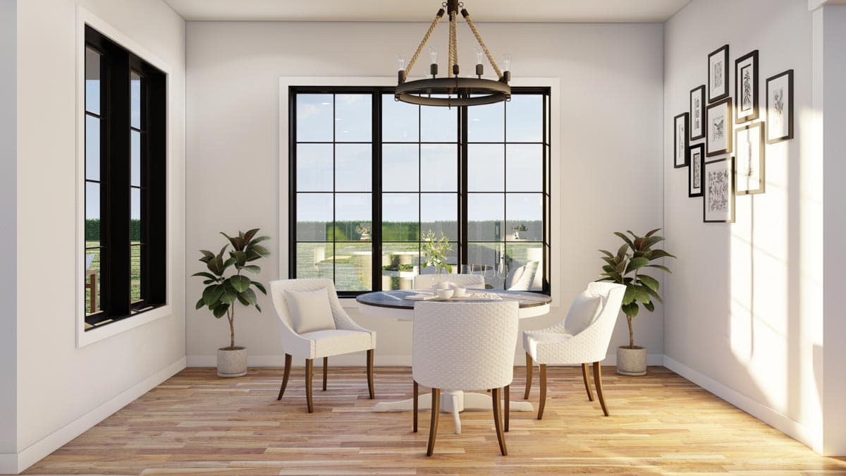 Plan 70834MK: Transitional 4-Bed House Plan with Vaulted Outdoor Living Room - 2998 Sq Ft - Image #16 - Acadian, Contemporary, Country, Southern, Transitional