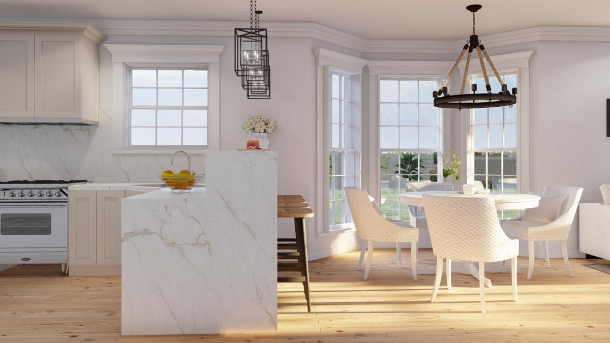 Plan 70835MK: Flexible Cottage Under 1300 Square Feet with Bayed Dining Area - Image #13 - Cottage, Country, Traditional