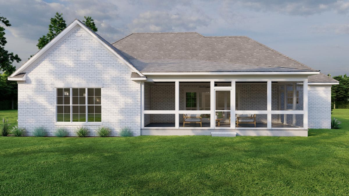 Plan 70836MK: 1900 Square Foot Traditional Home Plan with 3 Bedrooms and a 2-Car Garage - Image #5 - Traditional