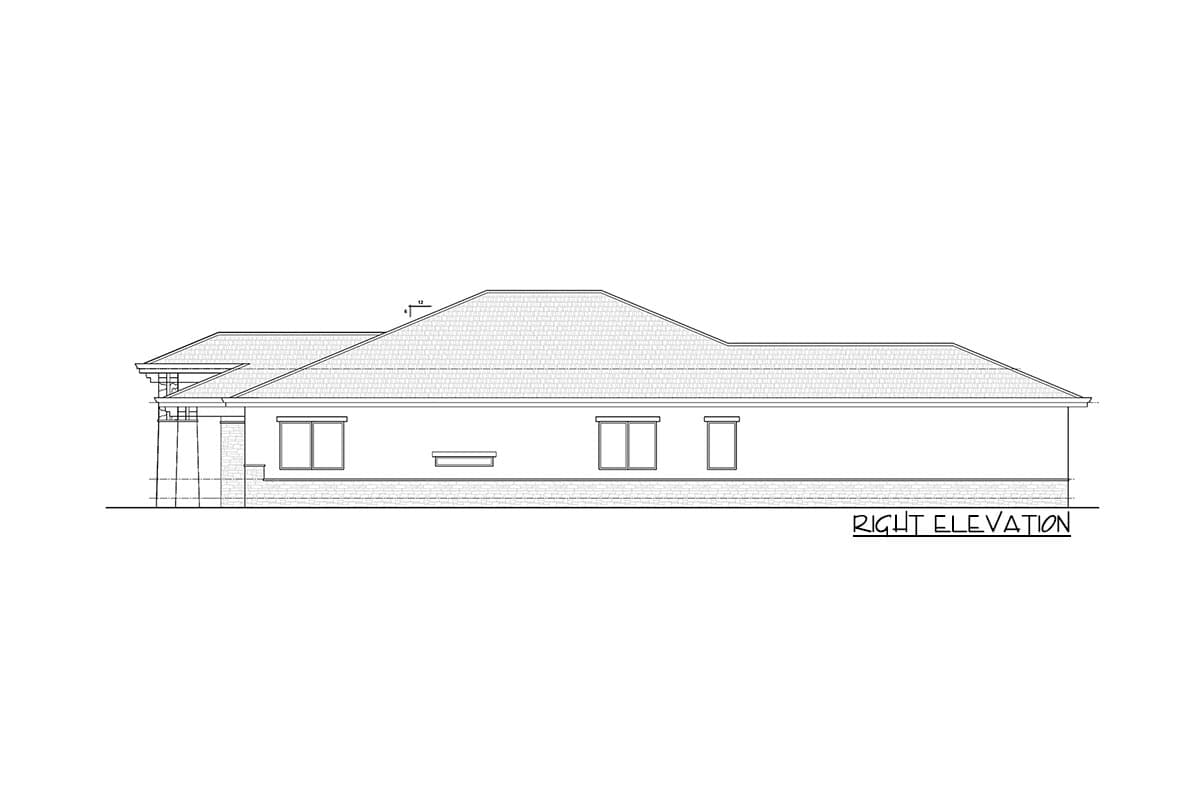 Plan 33254ZR: Modern Craftsman-Style House Plan Just Under 3000 Square Feet with Garage in Back - Image #4 - Contemporary, Craftsman, Mountain, New American, Rustic