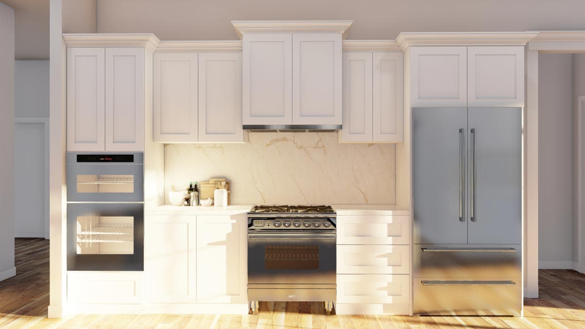 Plan 70837MK: Transitional House Plan Under 3000 Square Feet with Angled Porte-Cochere Garage - Image #17 - European, Southern, Transitional