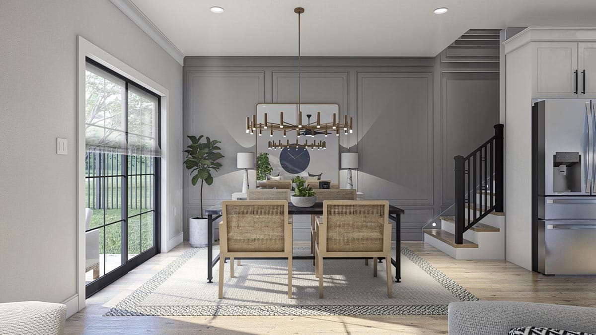 Plan 623170DJ: Compact 3-Bed Contemporary Craftsman House Plan Under 1600 Square Feet - Image #9 - Country, Craftsman, Farmhouse, Modern Farmhouse, New American, Traditional
