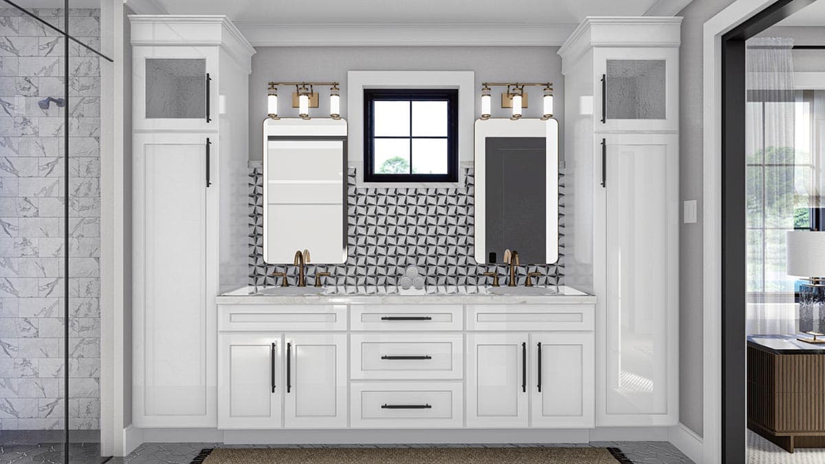 Plan 623170DJ: Compact 3-Bed Contemporary Craftsman House Plan Under 1600 Square Feet - Image #15 - Country, Craftsman, Farmhouse, Modern Farmhouse, New American, Traditional