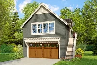 Apartment Under 600 Square Feet Above 2-Car Garage