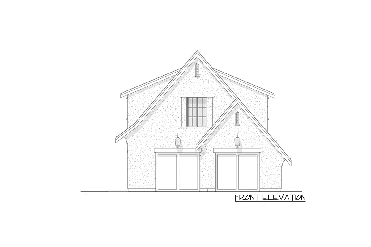 Plan 270065AF: European-Style Carriage House Plan with Double Garage - 714 Sq Ft - Image #19 - Carriage, Contemporary, European, Traditional