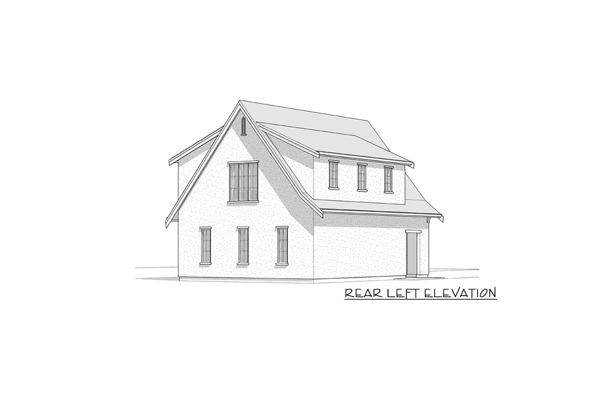 Plan 270065AF: European-Style Carriage House Plan with Double Garage - 714 Sq Ft - Image #16 - Carriage, Contemporary, European, Traditional