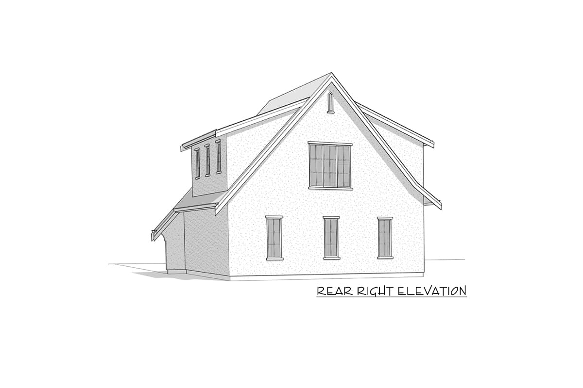 Plan 270065AF: European-Style Carriage House Plan with Double Garage - 714 Sq Ft - Image #17 - Carriage, Contemporary, European, Traditional